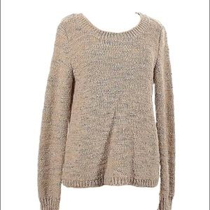 BANANA Republic Split Back Ribbed Knit Sweater